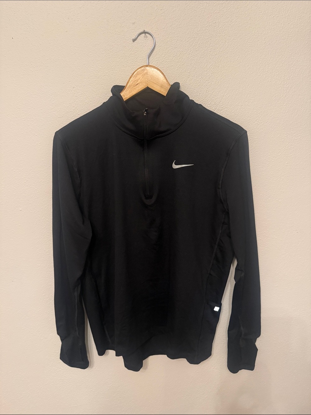 Nike Black Half-Zip Athletic Pullover
